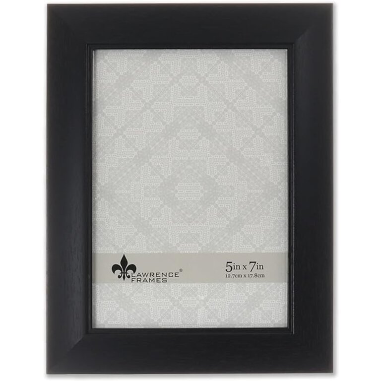 Lawrence Frames Lawrence Frames 5x7 Suffolk Black Picture Frame