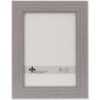 Lawrence Frames Lawrence Frames 5x7 Suffolk Gray Picture Frame