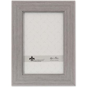 Lawrence Frames Lawrence Frames 4x6 Suffolk Gray Picture Frame Lawrence Frames Lawrence Frames 4x6 Suffolk Gray Picture Frame