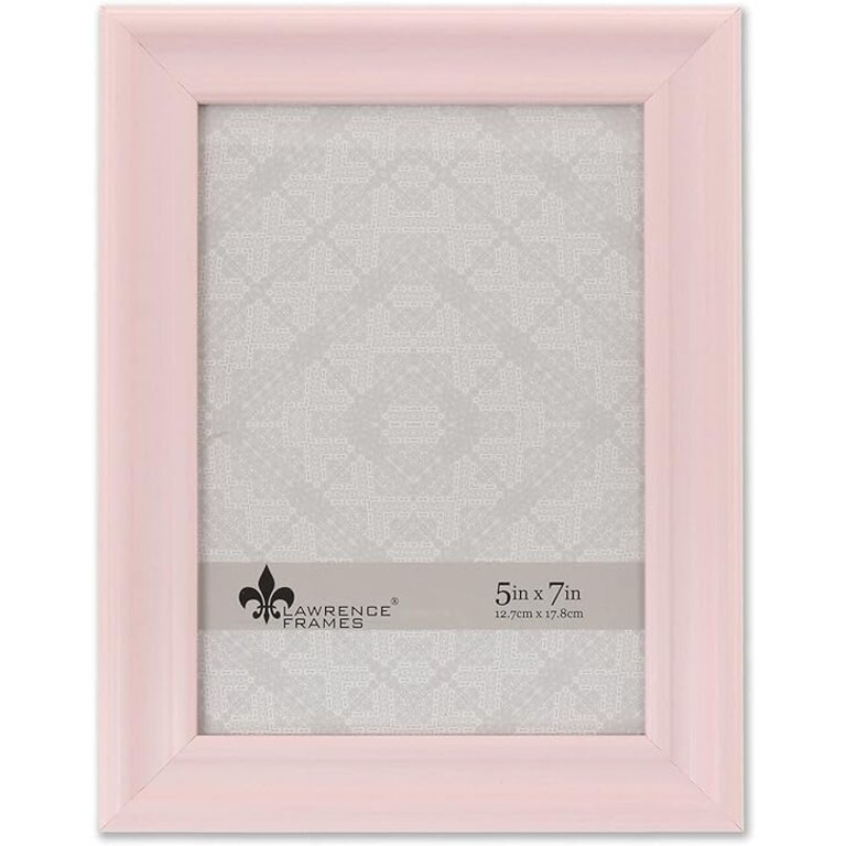 Lawrence Frames Lawrence Frames 5x7 Newport Pink Picture Frame