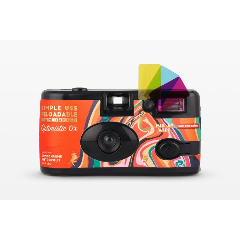 Lomography Lomography Simple Use Reloadable Film Camera Optimistic Ox Edition