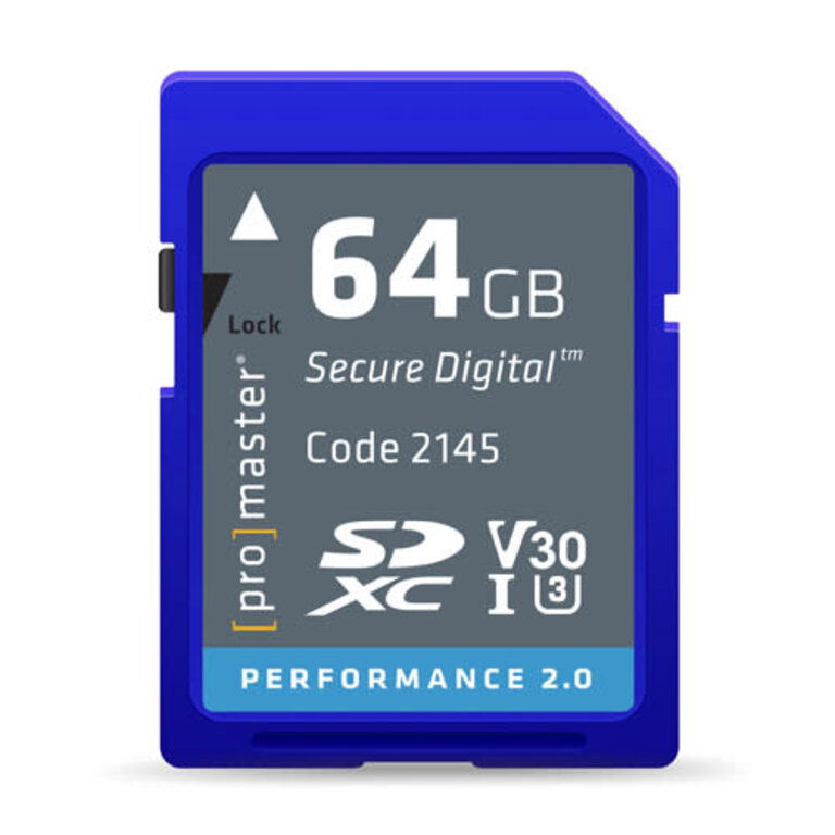 ProMaster SD XC Card 64GB (Performance 2.0)