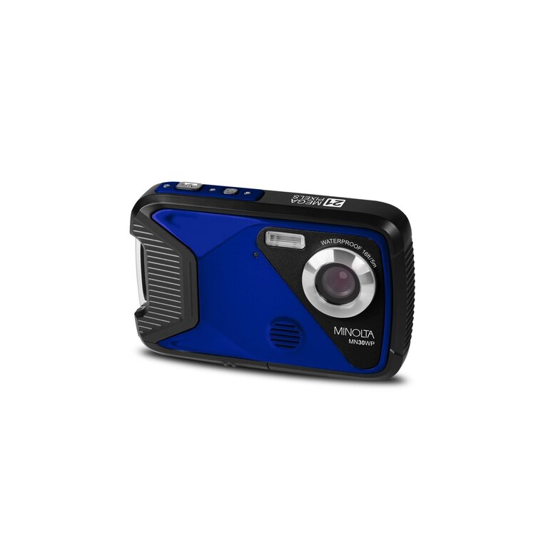 Minolta MINOLTA® MN30WP 21 MP / 1080P HD Waterproof Digital Camera (Blue)