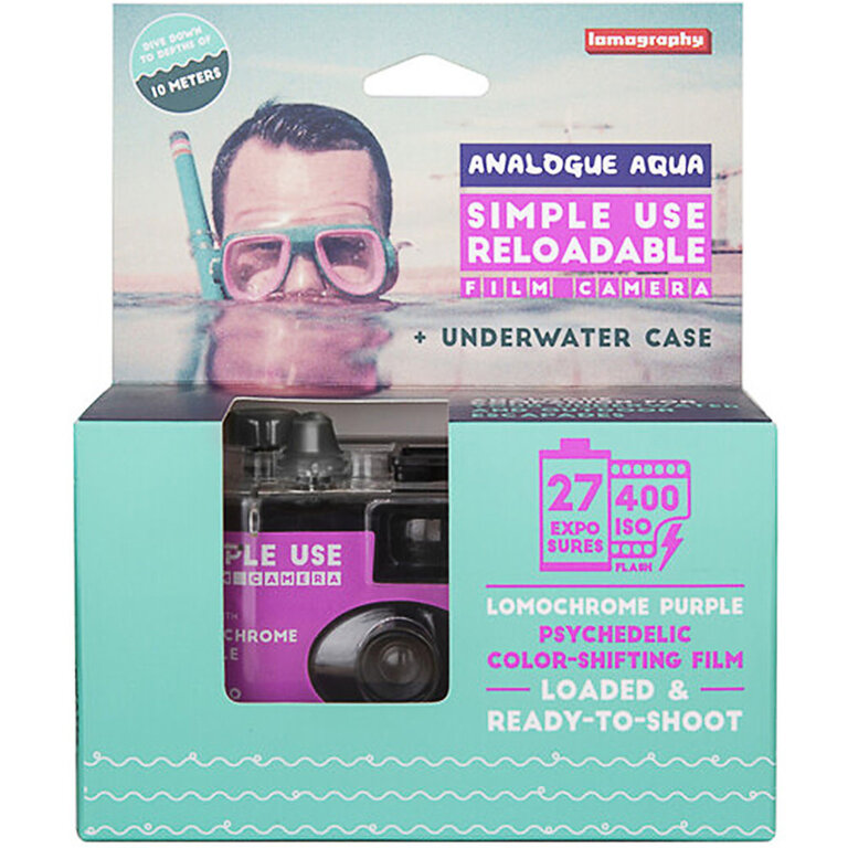 Lomography Lomography - Lomochrome Purple - Simple Use Film Camera With Underwater Case (27 Exposures)