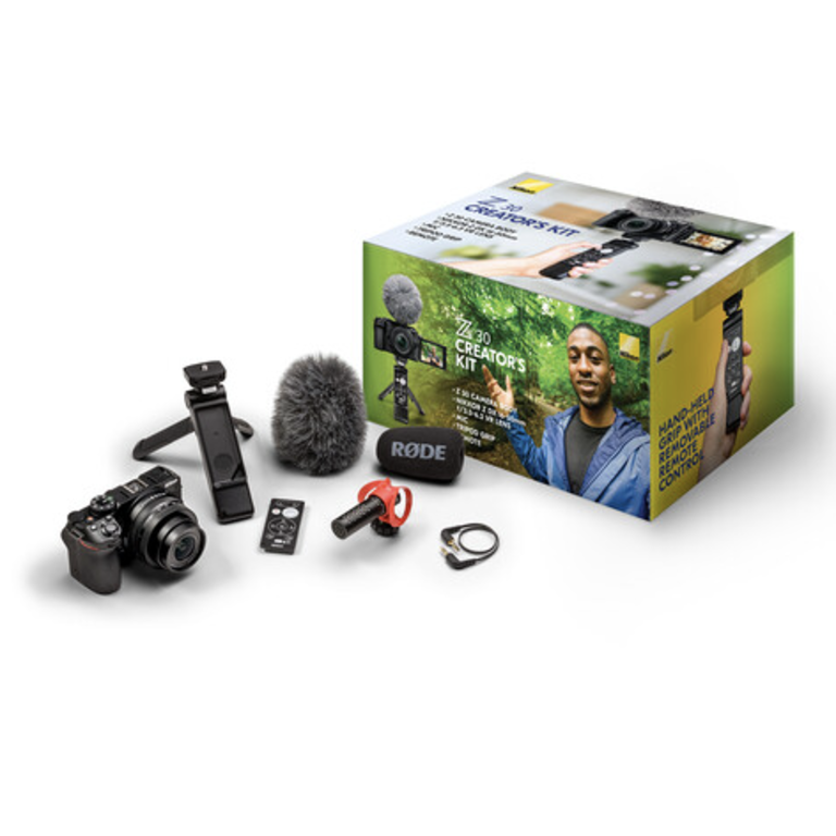 Nikon Nikon Z30 Creator's Kit (Camera, Lens, Mic & Bluetooth Remote Handle)