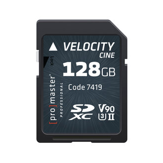 Promaster Promaster Velocity Cine SDXC 128GB (Rugged UHS-II) Promaster Promaster Velocity Cine SDXC 128GB (Rugged UHS-II)