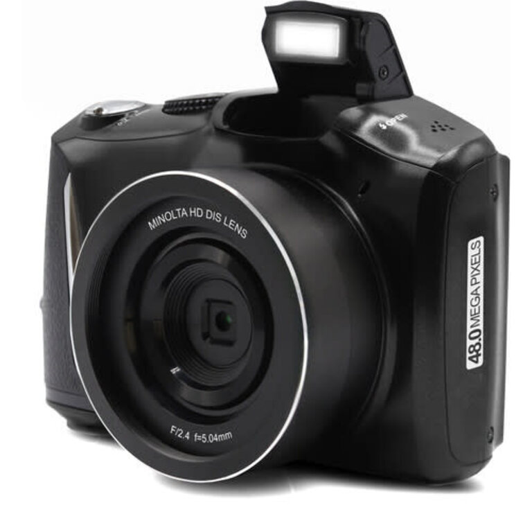 Minolta MINOLTA® MND50 48 MP / 4K Ultra HD Digital Camera (Black)