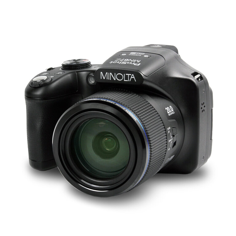Minolta MINOLTA® MN67Z 20 MP / 1080p HD Bridge Digital Camera w/67x Optical Zoom (Black)