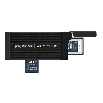 Promaster Promaster Velocity CINE Dual Card Reader - CFexpress Type B & SD Promaster Promaster Velocity CINE Dual Card Reader - CFexpress Type B & SD