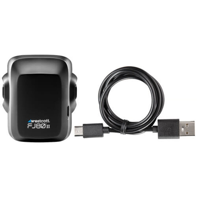 Westcott Westcott FJ80 II Rechargeable Battery with USB-C Cable