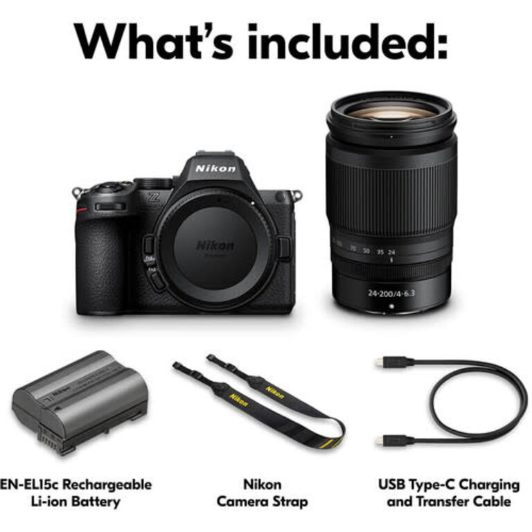 Nikon Nikon Z5 II Mirrorless Camera with 24-200mm f/4-6.3 Lens
