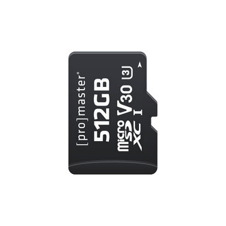 Promaster Promaster Micro SDXC 512GB Advanced UHS-I V30 Memory Card Promaster Promaster Micro SDXC 512GB Advanced UHS-I V30 Memory Card