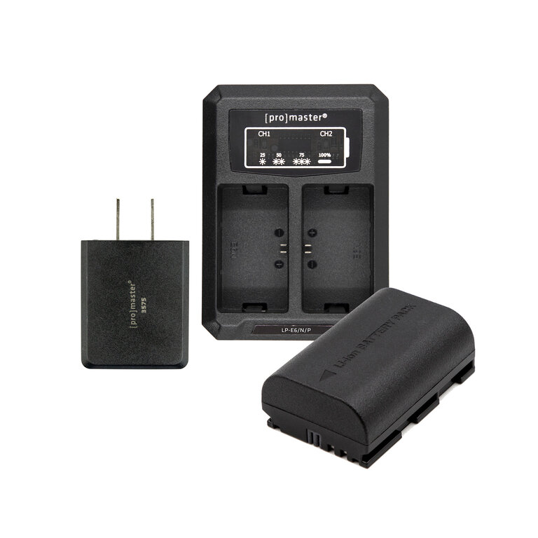 Promaster Promaster Battery & Charger Kit for Canon LP-E6P