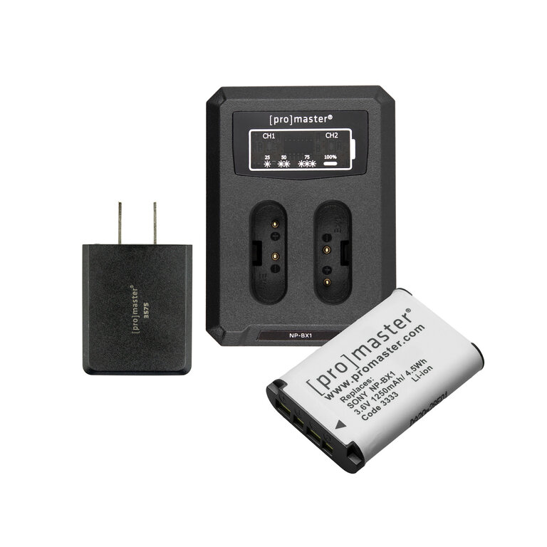 Promaster Promaster Battery & Charger Kit for Sony NP-BX1