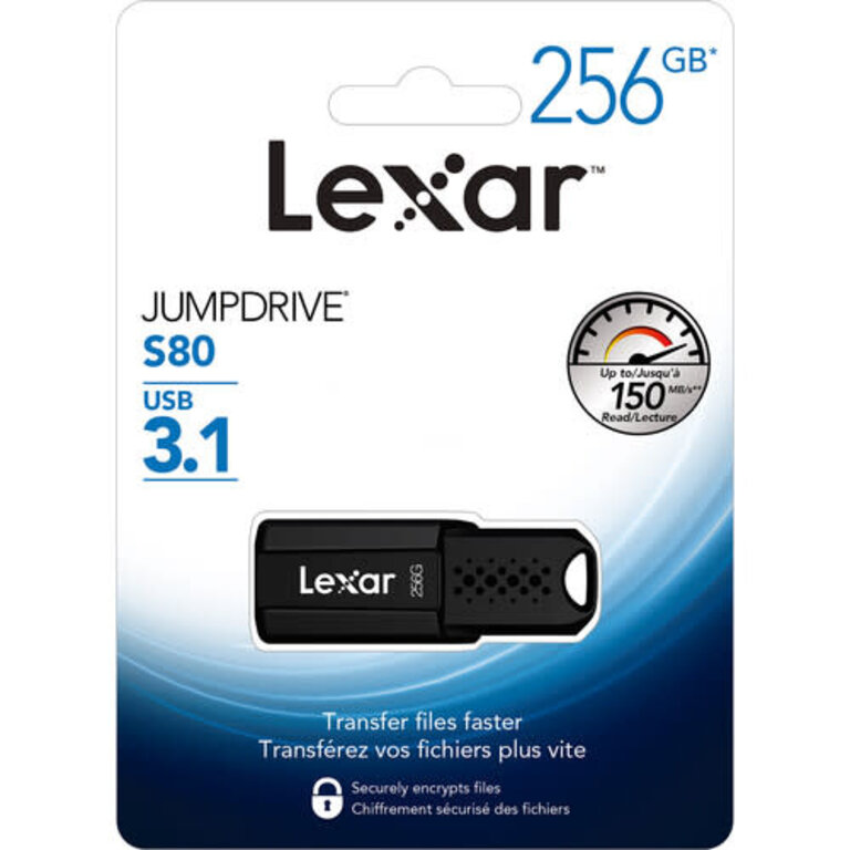 Lexar Lexar JumpDrive S80 256GB USB 3.1 Flash Drive