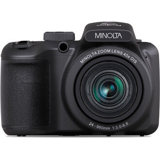 Minolta MINOLTA® MN40Z 20 MP / 1080P FHD Bridge Camera w/40x Optical Zoom (Black)