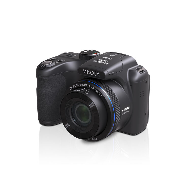 Minolta MINOLTA® MN26Z 20 MP / 1080P FHD Bridge Camera w/26x Optical Zoom (Black)