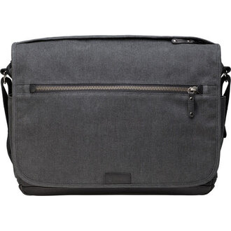 Tenba Tenba Cooper Luxury Canvas 15 Camera Bag with Leather Accents (Gray)