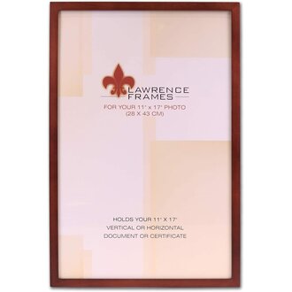 Lawrence Frames Lawrence Frames 11x17 Walnut Wood Picture Frame