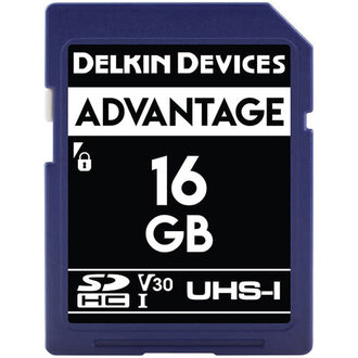 Delkin Devices Delkin Devices 16GB Advantage UHS-I SDHC Memory Card