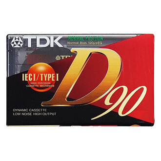 TDK D90  AUDIO CASSETTE