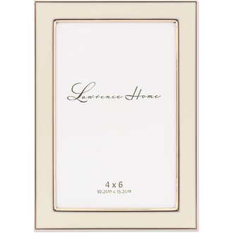 Lawrence Frames Lawrence Frames 4x6 Ivory Enamel Frame
