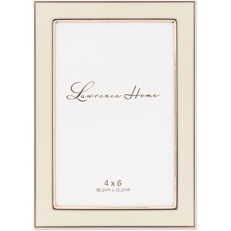 Lawrence Frames Lawrence Frames 4x6 Ivory Enamel Frame