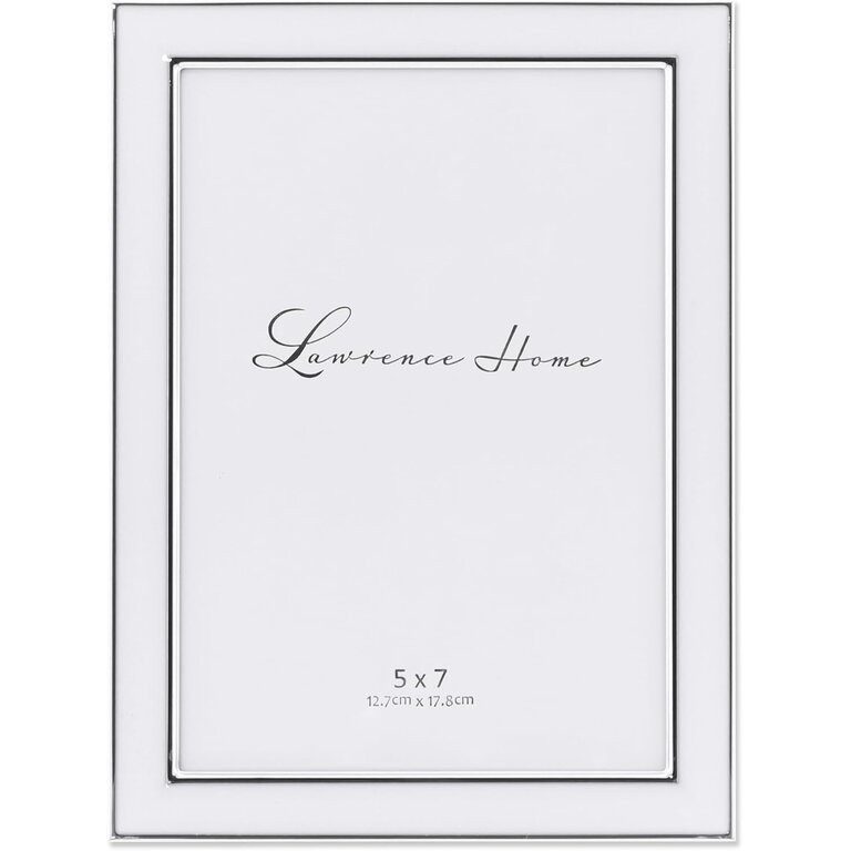 Lawrence Frames Lawrence Frames 5x7 White Enamel Frame