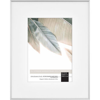 MCS FRAMATIC 8X10 FINELINE (5X7 MAT) FRAME - SILVER