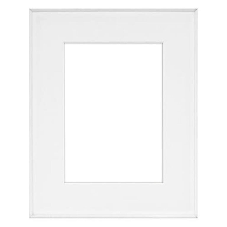 MCS FRAMATIC 8X10 FINELINE (5X7 MAT) FRAME - WHITE