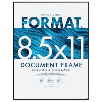 MCS MCS 8.5X11 Black Format Frame