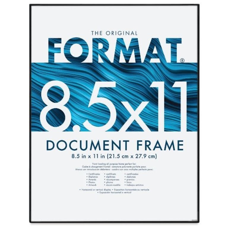 MCS MCS 8.5X11 Black Format Frame