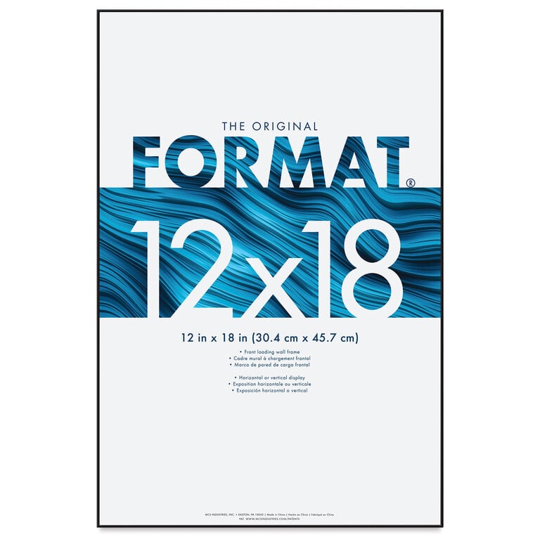 MCS MCS FORMAT 12X18 BLACK FRAME
