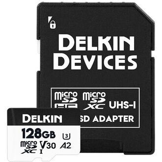 Delkin Devices DELKIN 128GB HYPERSPEED MICRO SD V30 MEMORY CARD
