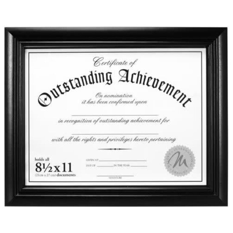 Malden Malden Concepts 8.5x11 Frame Black