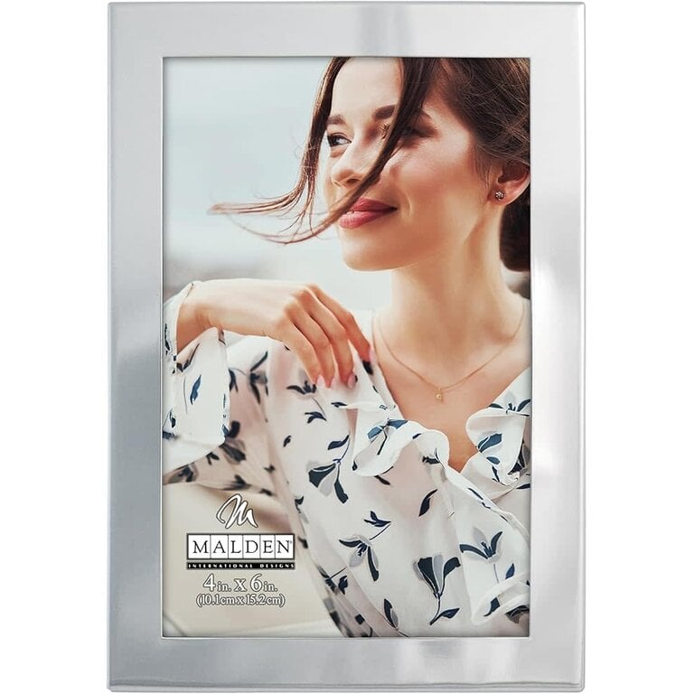 Malden Malden Essentials 4x6 Frame - Bright Silver