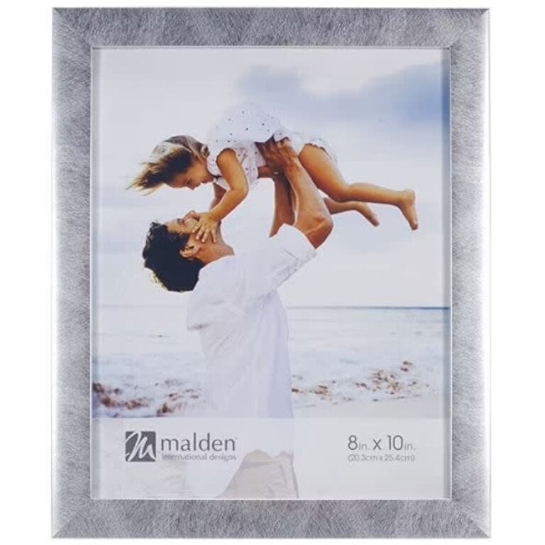 Malden Malden Linear Metallic Silver 8x10