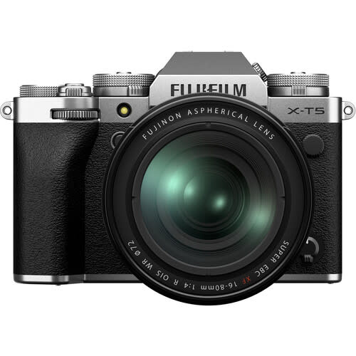 FujiFilm Fujifilm X-T5 Silver with XF16-80mm Kit - Springfield NJ