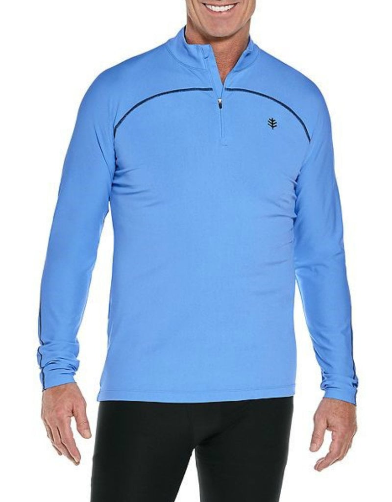 Coolibar Nocona Zip Rashguard UPF 50+ Big Island Swim & Surf Company