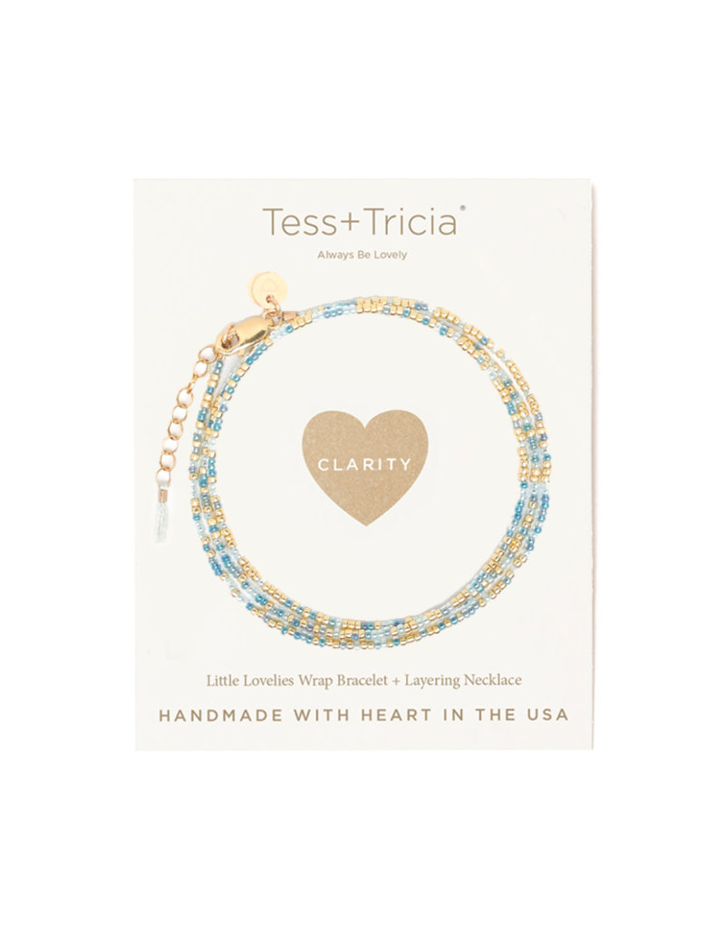 TESS + TRICIA Little Lovelies "Clarity" Carded Bracelet