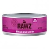 Rawz Cat Duck & Duck Liver Pate 5.5oz /24pk
