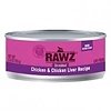 Rawz Cat Shredded Chicken & Chicken Liver 5.5oz