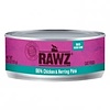 Rawz Cat 95% Chicken & Herring Pate 5.5oz /24pk