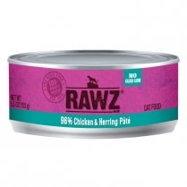 Rawz Cat 95% Chicken & Herring Pate 5.5oz