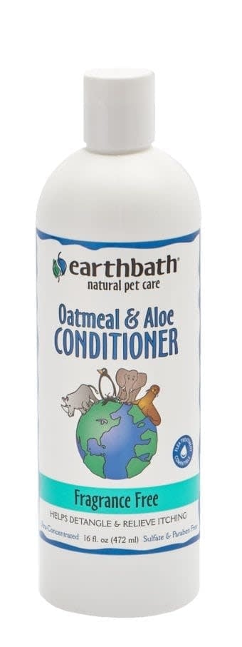 Earthbath Oatmeal & Aloe Conditioner Fragrance Free 473ml