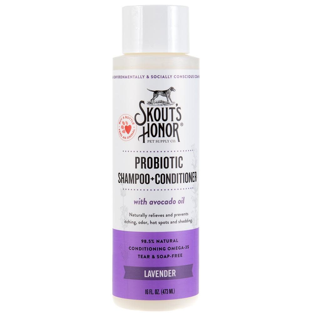 Skout's Honor Probiotic  Shampoo/Conditioner Lavender 16oz