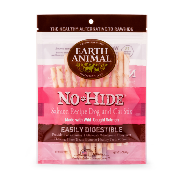 No Hide Chew Salmon Stick (single and 10 pack)
