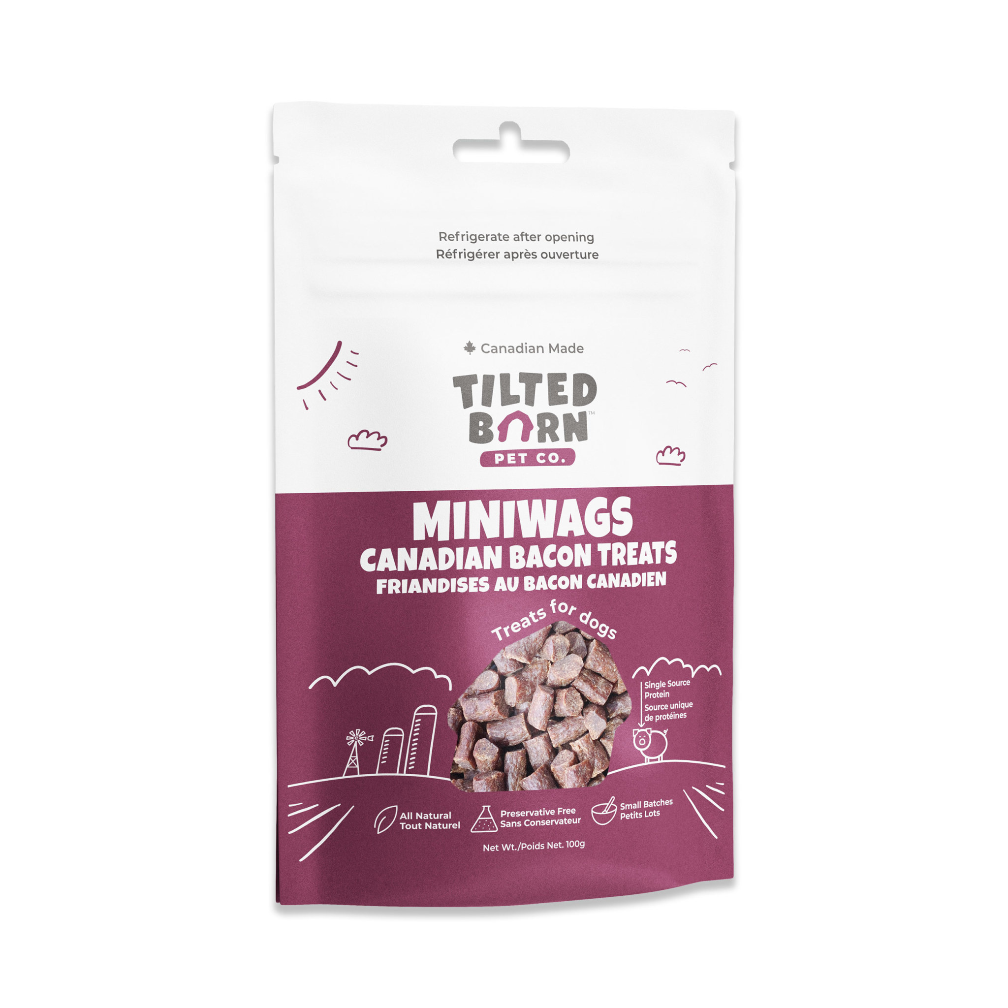 Bacon Miniwags 100g