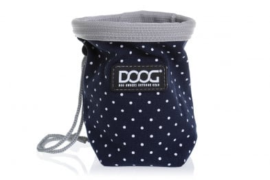 Treat Pouch Stella, Navy with White Spots Small