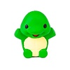 Latex Dog Toy Mini Turtle Squeaker 3.5" GREEN